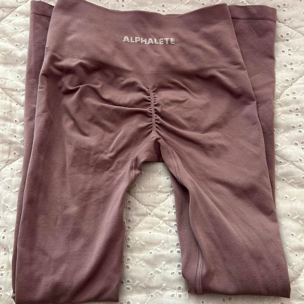 Alphalete Women's Pink and Purple Leggings